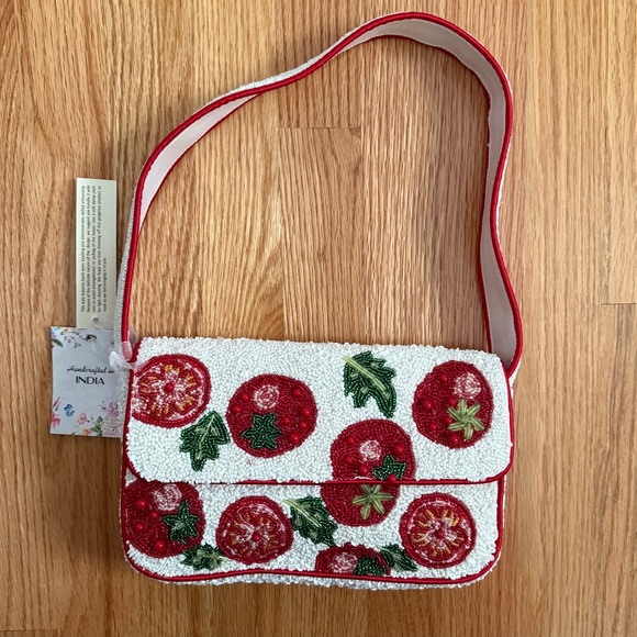 Handbags - Viral Beaded Tomato Bag